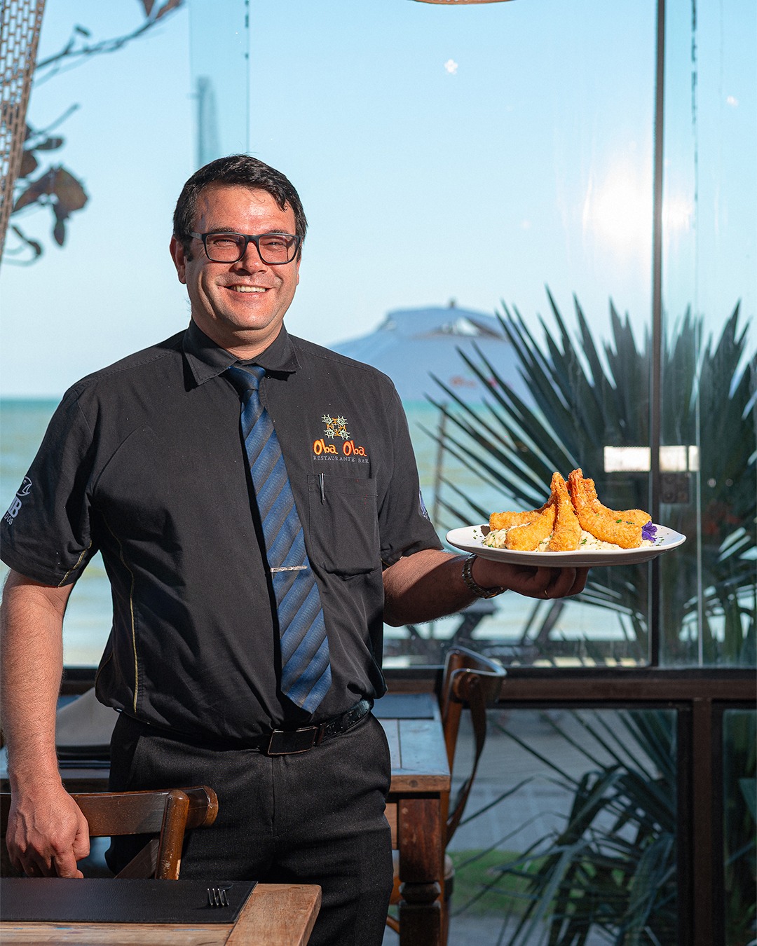 Ambiente externo do Oba Oba